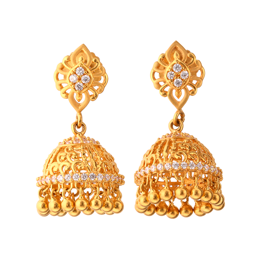 gold earring design online